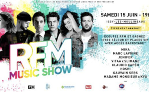 Le RFM Music Show revient à Issy-les-Moulineaux