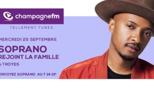 Champagne FM invite le chanteur Soprano