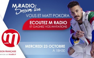 M Radio : un "M Radio Session Live" avec Matt Pokora