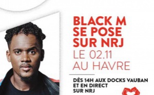 Le chanteur Black M au Havre avec NRJ