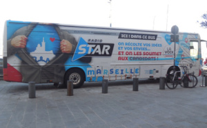 Radio Star et CI Media vont sillonner les rues de Marseille pour les municipales