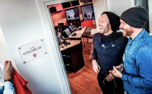 Virgin Radio : le groupe Coldplay baptise un studio à son nom
