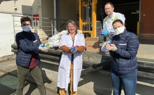 Contact FM a offert 900 oeufs de Pâques au CHU de Lille