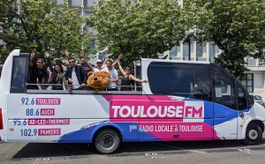 Le "Toulouse FM Bus" sur les routes toulousaines