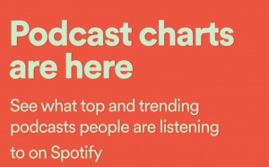 Spotify lance un "Top Podcasts" et un "Trending Podcasts"