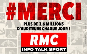 RMC : plus de 3.6 millions d'auditeurs quotidiens
