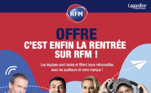 Lagardère Publicité News célèbre la rentrée sur RFM et Virgin Radio