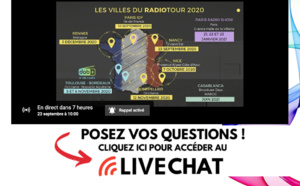 RadioTour : intervenez en direct dans le tchat live