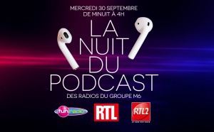 Les radios du Groupe M6 diffusent "La Nuit du podcast"