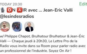 Jean-Éric Valli invité de "On Air" ce soir sur ClubHouse