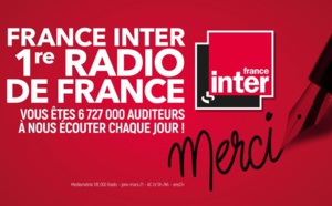 France Inter toujours première radio de France