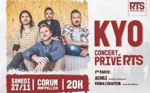 Kyo en concert privé avec RTS à Montpellier