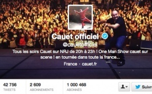 1 million de followers pour Cauet