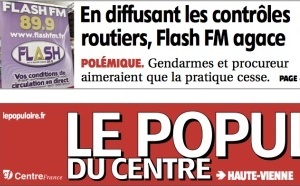 Flash FM agace les gendarmes 