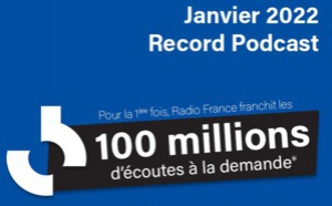 Radio France dépasse les 100 millions d’écoutes à la demande