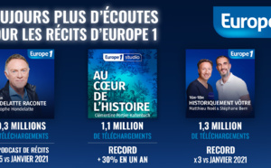 Europe 1 : 17.4 millions de podcasts téléchargés