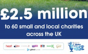Global : l'opération "Make Some Noise" distribue 2.5 M£