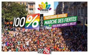 100% partenaire de la Marche des fiertés à Toulouse