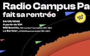 Radio Campus Paris fait sa rentrée et fête ses 25 ans