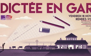 "La dictée s’invite en gare" avec France Culture