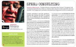Flashback en 2012 - Speed Consulting de Rémi Jounin