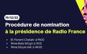 Présidence de Radio France : les auditions ont lieu ce lundi
