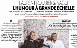 Ruquier et Nagui réunis dans Paris Match
