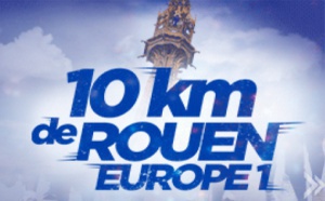 1er top départ des 10 km de Rouen Europe 1