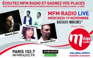 MFM Radio Live à Paris ce 19 novembre