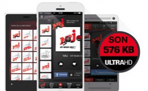 NRJ sur les mobiles en son ultra haute définition