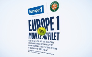Europe 1, radio officielle de Roland-Garros, monte au filet