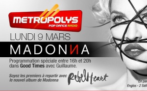 Madonna à l'honneur sur Metropolys