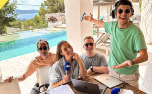 Une équipe de Radio Contact à Ibiza