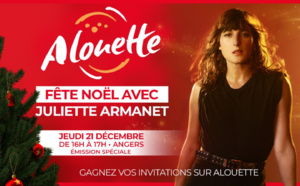 Alouette fête Noël avec Juliette Armanet 