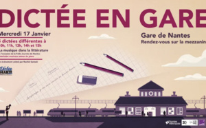 La dictée de France Culture s’invite en gare de Nantes