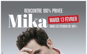 100% organise une rencontre avec le chanteur Mika 