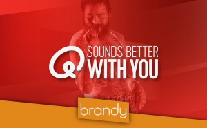 Qmusic : une nouvelle collaboration avec Brandy 