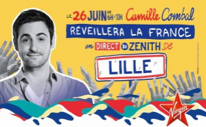 Camille Combal réveillera ses auditeurs depuis le Zénith de Lille
