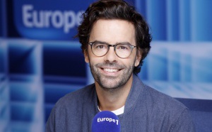 Thomas Isle, le nouveau visage des médias sur Europe 1. © Pierre Olivier - Capa Pictures - Europe 1.