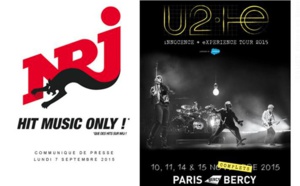 NRJ partenaire officiel des concerts de U2 en France