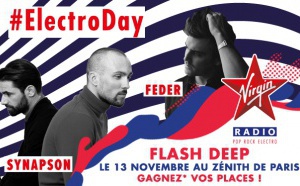 Ce vendredi, c'est #ElectroDay sur Virgin Radio