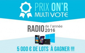 Prix ON'R 2016 : intégrez le vote pour votre station sur votre site