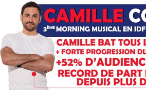 Camille Combal : dans le Top 3 des Mornings à Paris