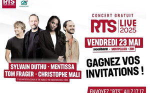 RTS programme un concert privé gratuit à Montpellier