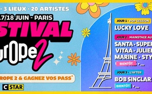 Paris accueille le premier Festival Europe 2 du 16 au 18 juin