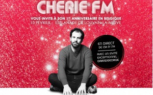 Chérie FM fête son premier anniversaire en Belgique