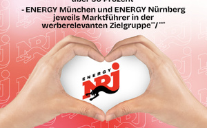ENERGY Munich progresse de 55.6% et devient leader sur les jeunes adultes