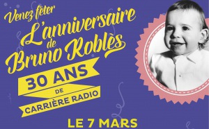 Bruno Roblès célèbre ses 30 ans de radio