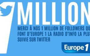 Un million de followers pour Europe 1