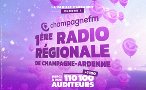 Champagne FM confirme sa position de leader régional